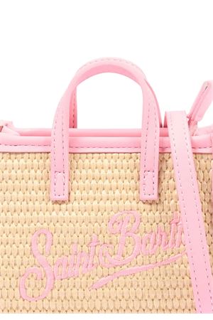 Vivian Micro Hand Bag In Straw With Shoulder Strap MC2 SAINT BARTH | Crossbody Bags | VIMS00100415L